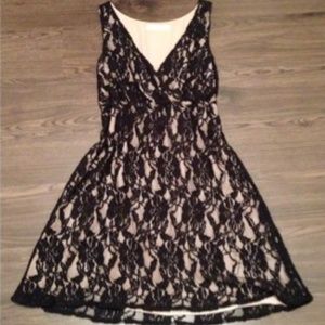 Urban Outfitters black lace dress - M
